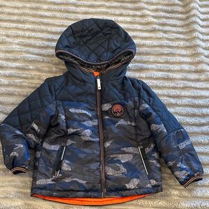 EUC 3T Gerry winter puffer camo coat